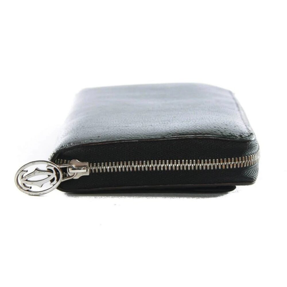 Authentic Must De Cartier black zippy wallet - Picture 5 of 12